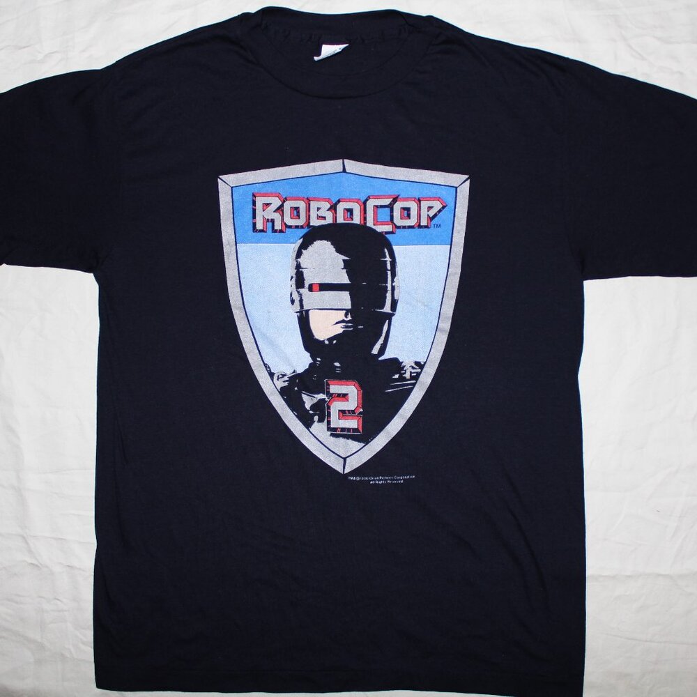 Robocop 2 1990 movie promo shirt NEW UNWORN original vintage film advertisement
